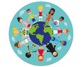 Teppich Kinder der Welt