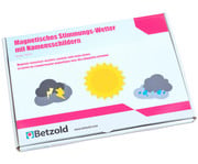 Betzold magnetisches Gefühls und Verhaltens Wetter mit Namensschildern 2