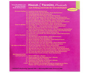 Playback CD Hallo und Tschüss – Musicals 3