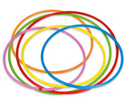 Betzold Gymnastik Reifen Regenbogen Set 6 Stück 1