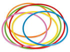 Betzold Gymnastik Reifen Regenbogen Set 6 Stück