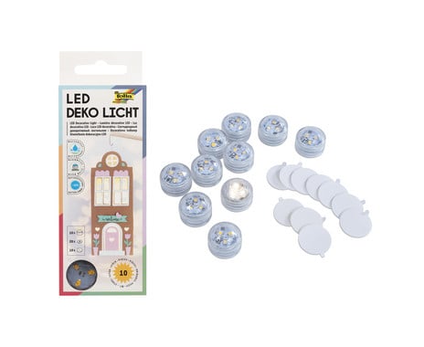 Deko-LED-Lichter | 10 Stück im Set inkl. Batterien