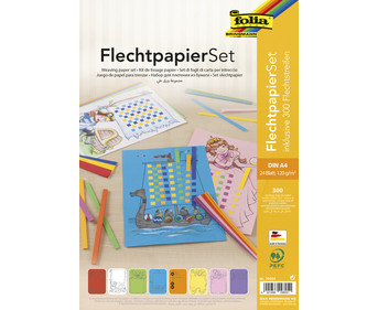 folia Flechtpapier Set