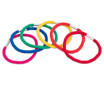 Betzold Sport Regenbogen Ringe aus Baumwolle 6 Stück