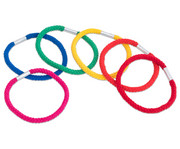 Betzold Sport Regenbogen Ringe aus Baumwolle 6 Stück 2