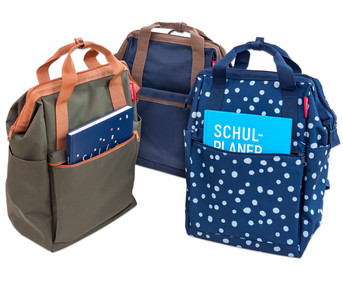Reisenthel Allrounder R - Borsa 2 In 1: Zaino E Trolley - 12L, Grigia, Porta PC 13"