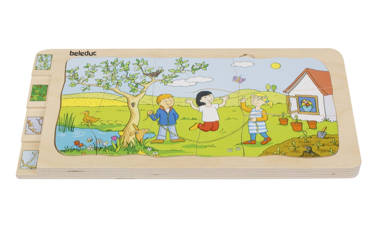 beleduc Lagenpuzzle „4 Jahreszeiten“