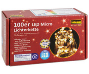 Lichterkette 100er Micro LED für Innen und Außen 1