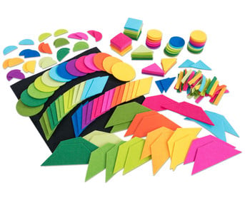 Filzlegespiel Tangram 196 teilig