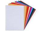 Glitter Kraftpapier 24 x 34 cm 10 Bogen 10 Farben