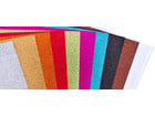 folia Glitter Kraftpapier 24 x 34 cm 10 Bogen 10 Farben