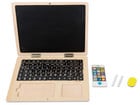 Holz Laptop mit Tafel