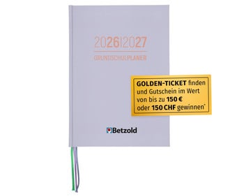 Betzold Design Grundschulplaner Hardcover DIN A4 plus