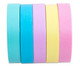 Washi-Tape-Set aus 5 Rollen Uni Pastell-2
