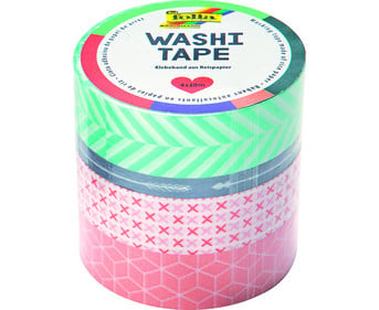 folia Washi Tape 4er Set geometrisch