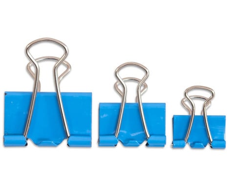 Foldback Klammern 30 Stück Roségold - Stylische Büroklammern