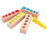 Montessori Steckspiel Zylinder
