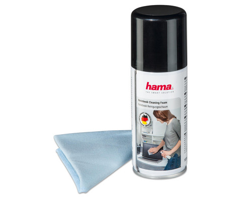 hama Notebook-Reinigungsschaum inklusive Tuch 100ml