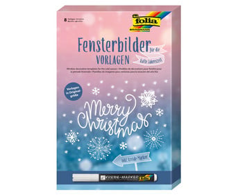 folia Fensterbilder Vorlagen für die kalte Jahreszeit