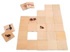 Haustiere Memo aus Holz