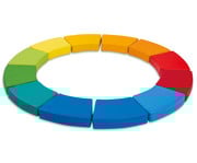 Sitzkissen Kreis Regenbogen 12 teilig 1