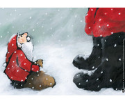 Der kleine Weihnachtsmann Kamishibai Bildkartenset 4