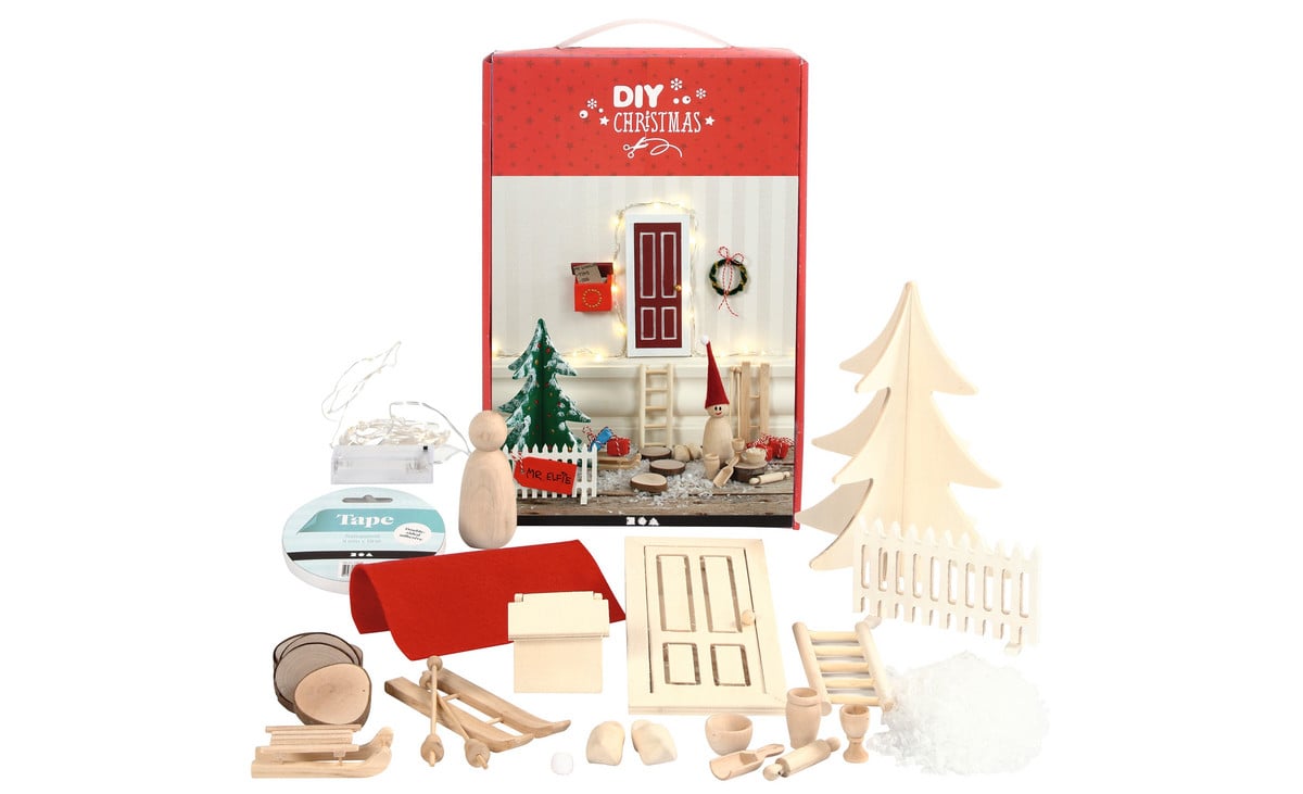 Bastelset Wichteltür, Weihnachten
