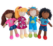 Stoffpuppenset 4er Set