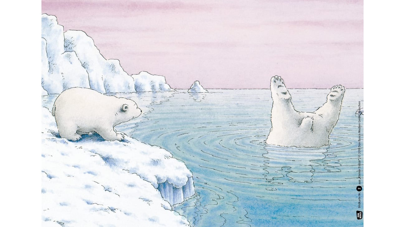 Kleiner Eisbär Wohin Fährst Du Kleiner Eisbär. Wohin fährst du, Lars? Kamishibai-Bildkartenset