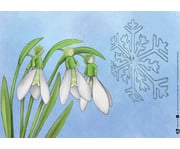 Kamishibai Bildkarten für U3 Wie der Schnee zu seiner Farbe kam 3