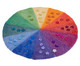 Regenbogen-Filzmatte mit Funkelsteinen 241-tlg-6
