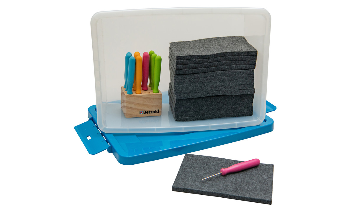 Filzada Prickel Set Für Kinder - Mit Nadeln & Filzplatten Zum Basteln