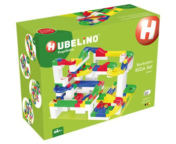 HUBELiNO Kugelbahn Baukasten 352 teilig