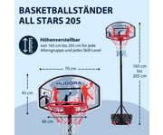 HUDORA Basketballständer 205 2