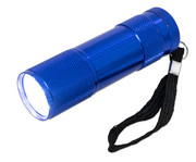 LED Taschenlampe blau 1
