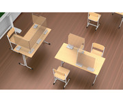 Betzold Mobiler Spuckschutz Lehrertisch 7