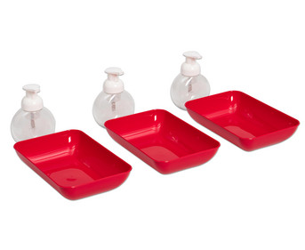 Betzold Spenderflaschen mit Schalen 6 tlg
