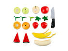 Obst Set aus Holz 9 teilig