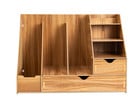 Betzold Schreibtisch Organizer groß aus MDF dunkelbraun
