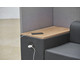 Soft Seating BE SOFT Einzelsitz mit Tisch grau 7