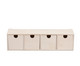Schubladenbox aus Holz 4 Faecher-2