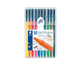 STAEDTLER triplus® color Fasermaler 10 Stück