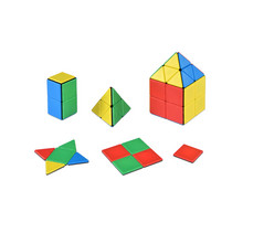 Polydron Spiel Kubisch Fantastisch 26 Stück Set der Bildungs Mathe Geometrie 