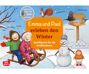 Emma und Paul erleben den Winter Spielfiguren für die Erzählschiene 1