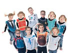 Kinder Kostümwesten Berufe 10 teilig