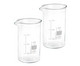 Hecht Assistent Becherglas 400 ml 2 Stück 1