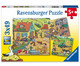 Ravensburger Puzzle Viel los auf dem Bauernhof 3er-Set-1