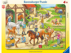 Ravensburger Rahmenpuzzle Auf dem Pferdehof