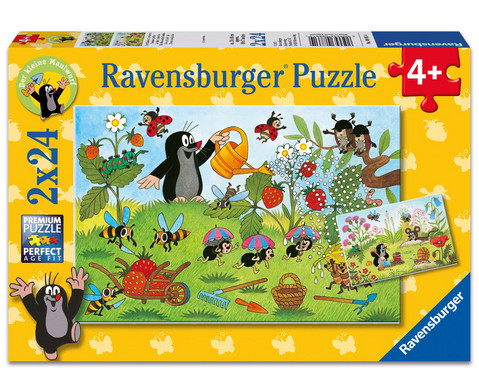 Ravensburger Puzzle Der Maulwurf im Garten 2er-Set