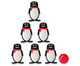 SCHILDKROET Pinguin-Soft-Bowling-Set-1
